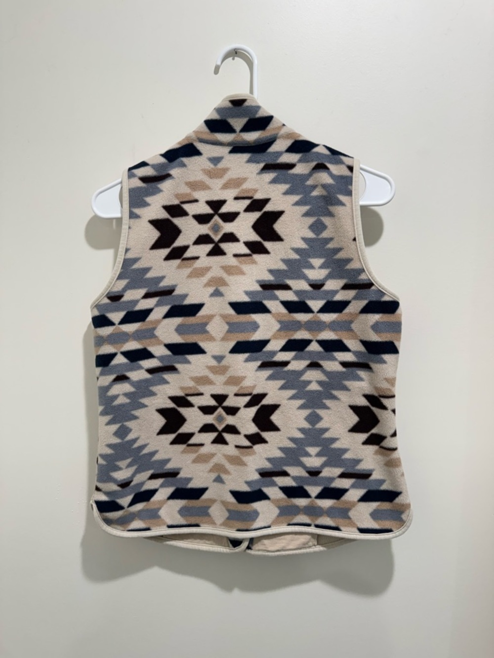 Shyanne Southwestern Aztec Fleece Vest‎ Snap Front Western Print XS - Picture 15 of 16